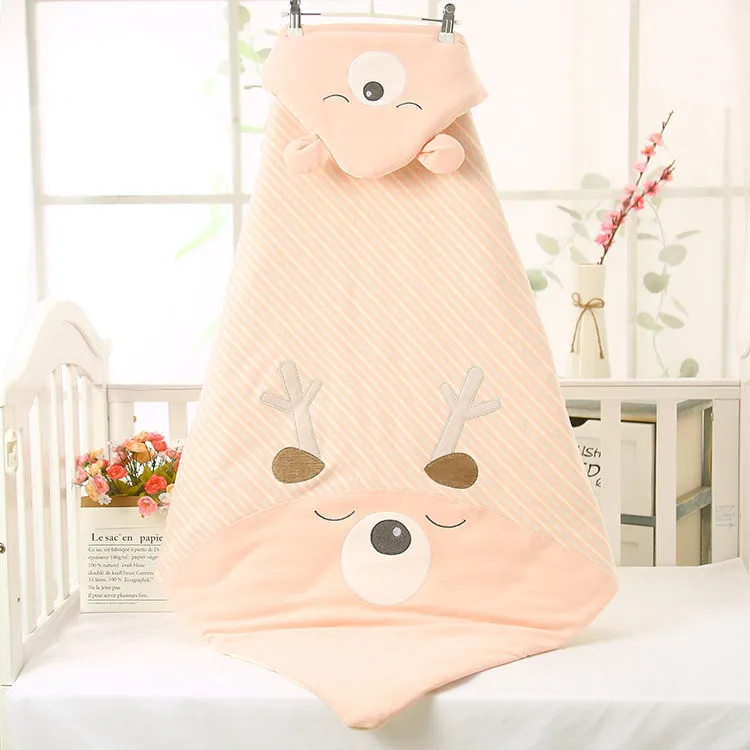 Мягкий Пеленальный спальный мешок для новорожденных хлопковое стеганое одеяло