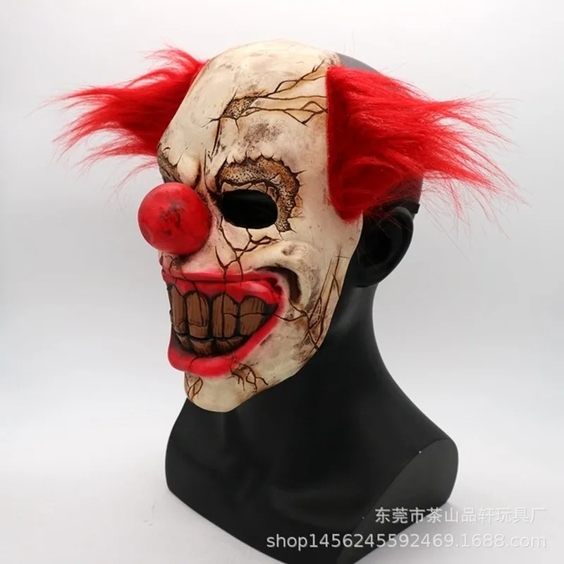 Маска Стефана Кинга из оно ужасная маска клоуна Джокера реквизит для костюма на