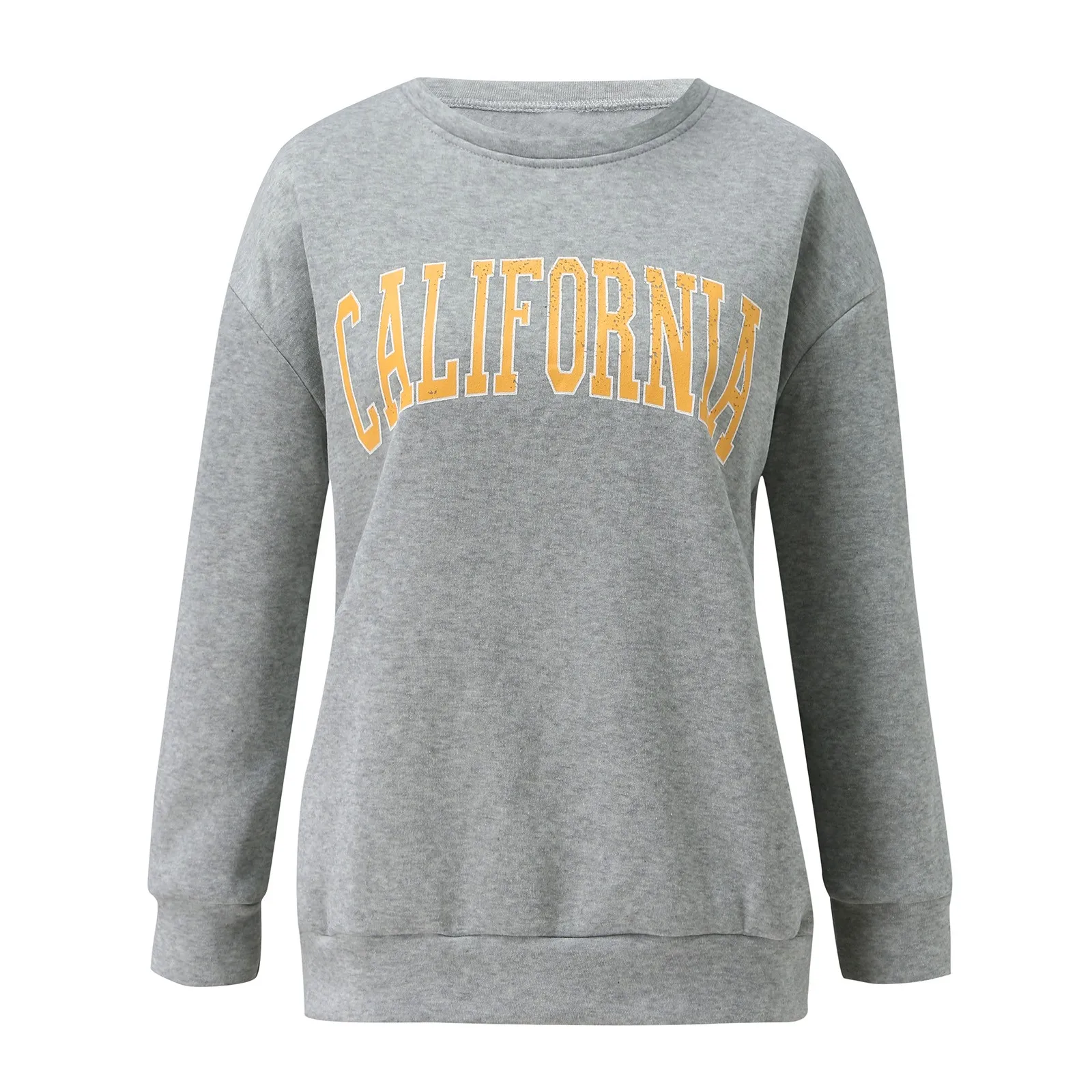 58# Ladies 2021 Spring Autumn O-neck Pullover Women Korean Loose Clothes Sweatshirt Vintage Oversized Harajuku Korean Hoodie
