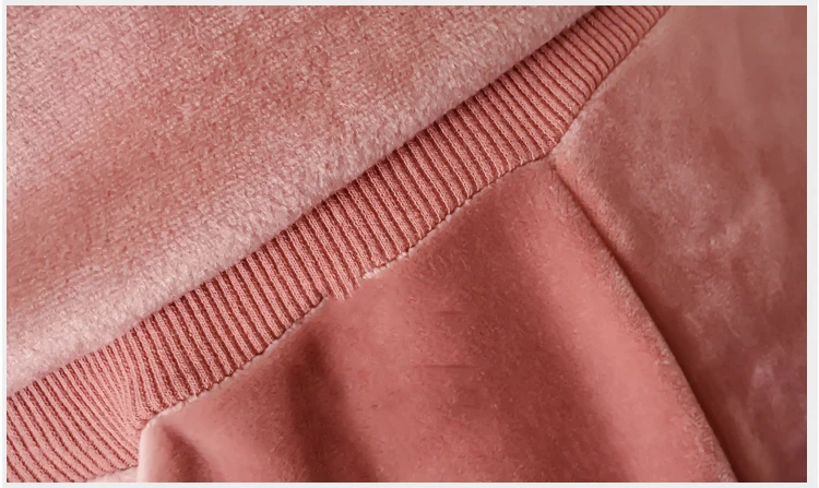 

Winte Thick Warm Velvet Tracksuit 2-Piece Set Women Track Suit Hoodies Tops and Pant Casual Outfits Velour Sweatsuit Female suit