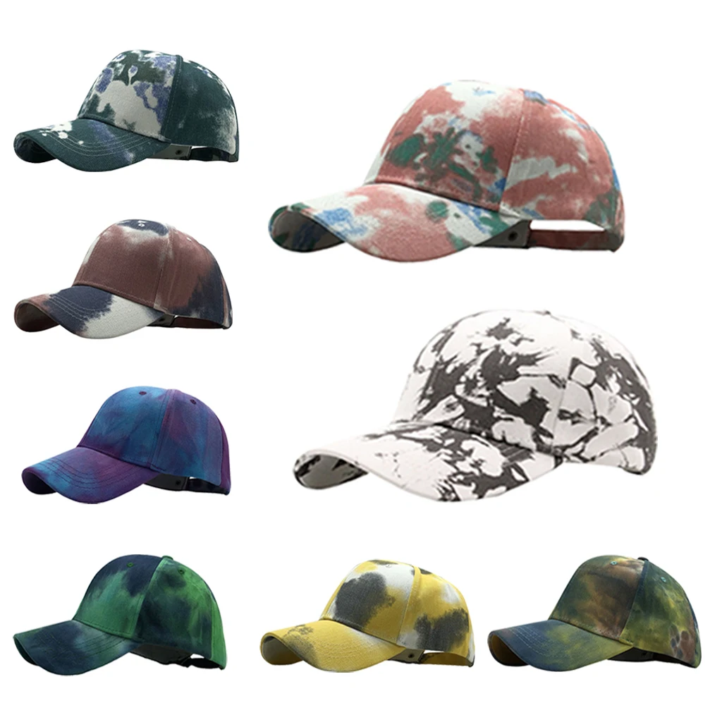 

Винтажный уличный праздничный галстук-краска, бейсболка, летняя солнцезащитная Кепка для мужчин и женщин