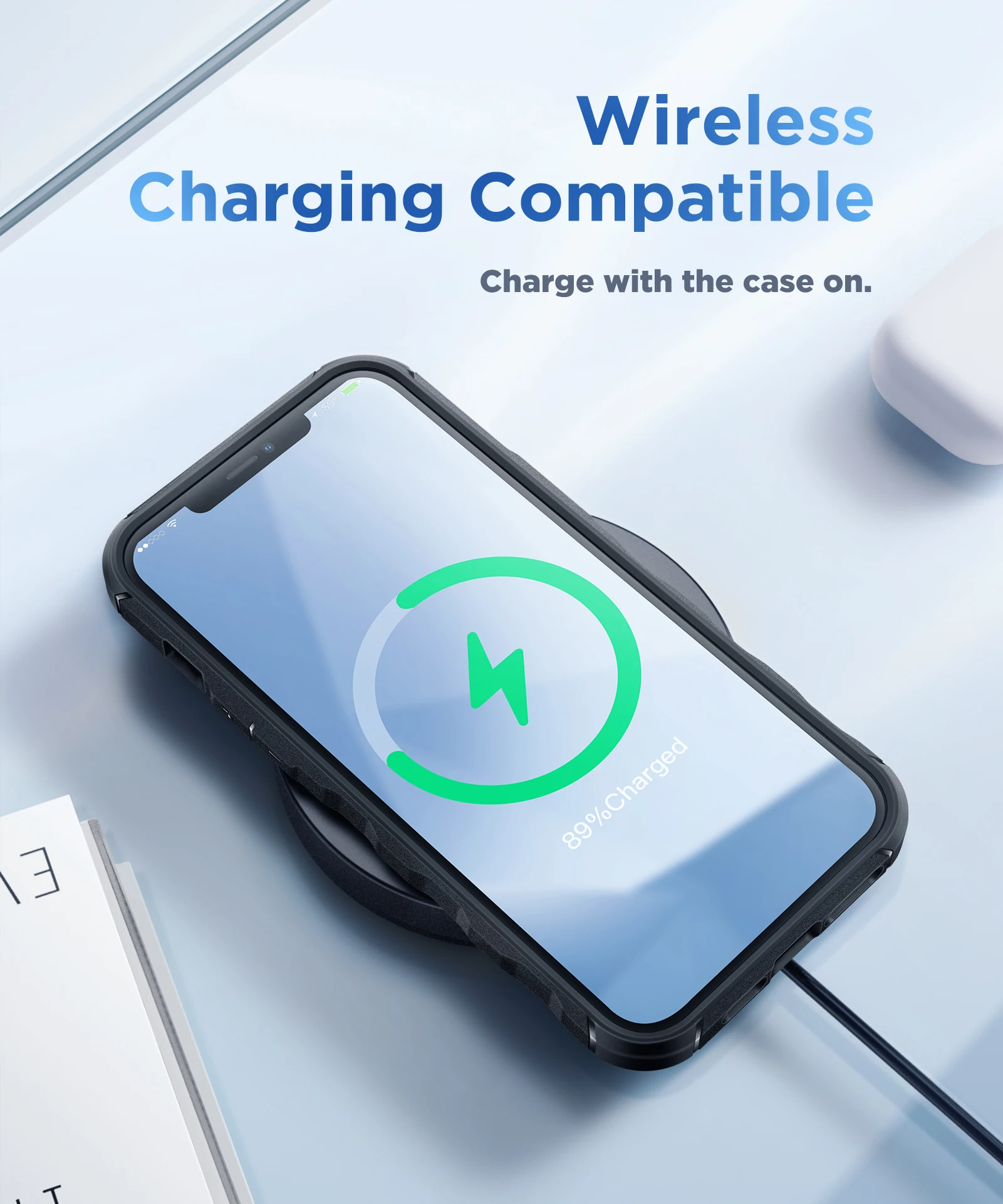 

MOBOSI Rhythm Phone Case For iPhone 12 Pro Max 6.7inch Case Hand Sensitive Grip Shockproof Protective Case Back Cover Phone Case