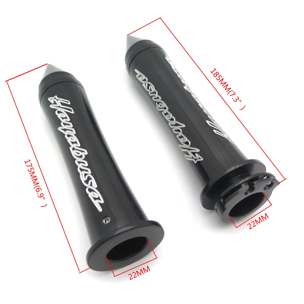 Запчасти для мотоциклов 7/8 дюйма 22 мм хромированный/черный руль Suzuki GSXR Hayabusa и Honda