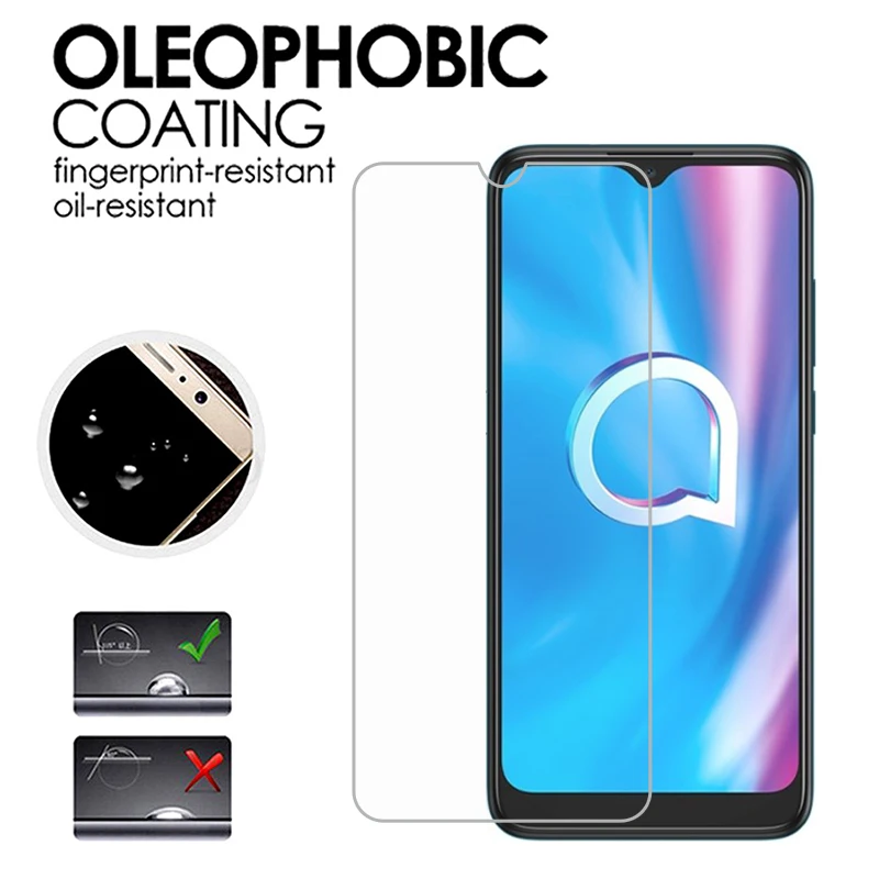2 шт. Защитное стекло для Alcatel 1SE 5030F 5030U закаленное 2020 пленка телефона против