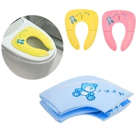 new baby travel folding potty seat toddler portable toilet training seat covers training mat cover cushion child pot chair pad