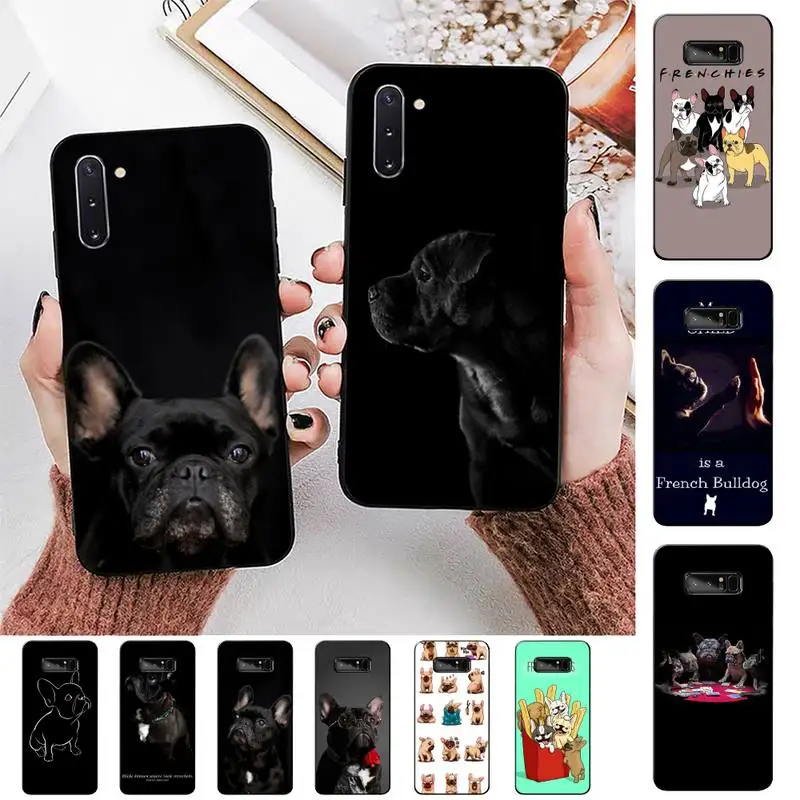 

FHNBLJ French Bulldog Cool Phone Case for Samsung Note 3 4 5 7 8 9 10 20 pro lite ultra for Oppo A9 2020