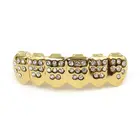 Новые модные золотые и серебряные зубья N80E с верхним низом для мужчин и женщин