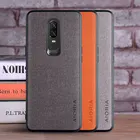 Чехол для Oneplus 6 coque, роскошный текстильный кожаный чехол, мягкий ТПУ Жесткий ПК чехол для телефона Oneplus 6, чехол funda