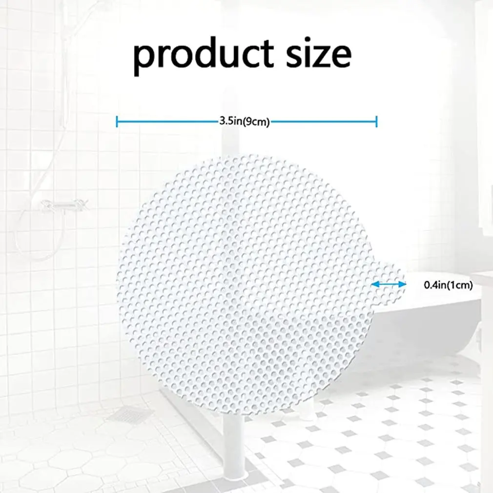

25pcs Drain Hair Catcher Floor Drain Deodorant Net Seamless Glue Leaking Net Floor Drain Decontamination Net Sticker