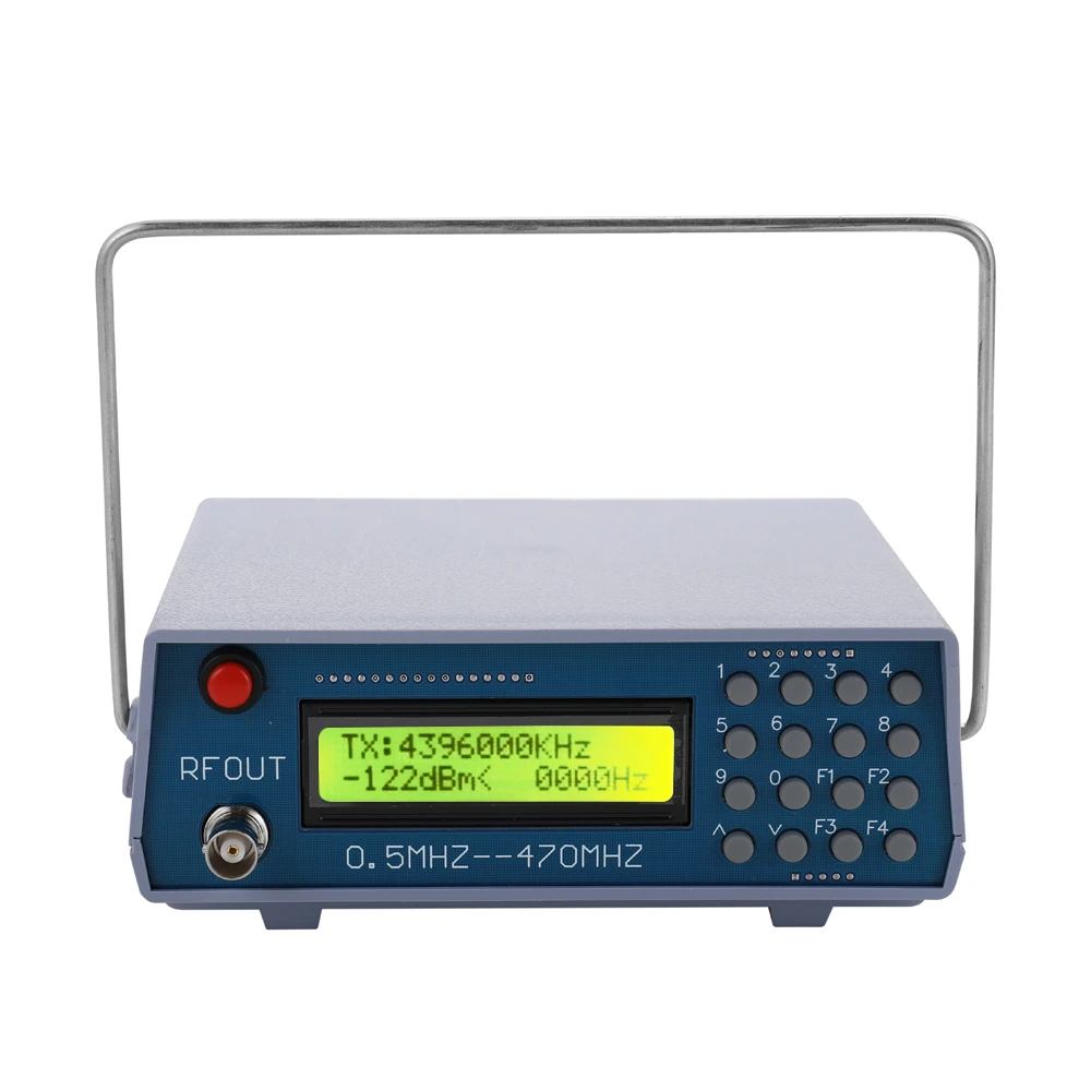 

0,5 МГц-470 МГц RF генератор сигналов метр тестер для FM радио для переносного приемо-передатчика отладки цифровой CTCSS и Сингал Выход