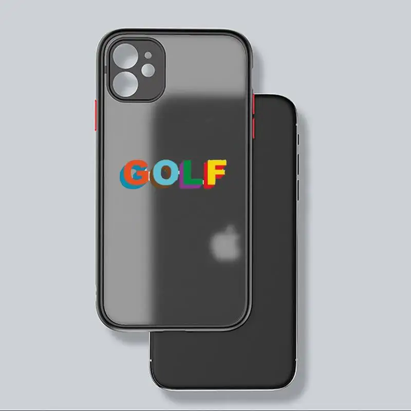 

Golf Wang Tyler Creator Odd Future Phone Case Black Transparent Matte For IPhone 8 11 12 S Mini Pro X XS XR MAX Plus Cover Shell