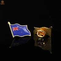 world cup oceania national emblem badge new zealand flying flag brooch lapel pin large event special badge jewelry