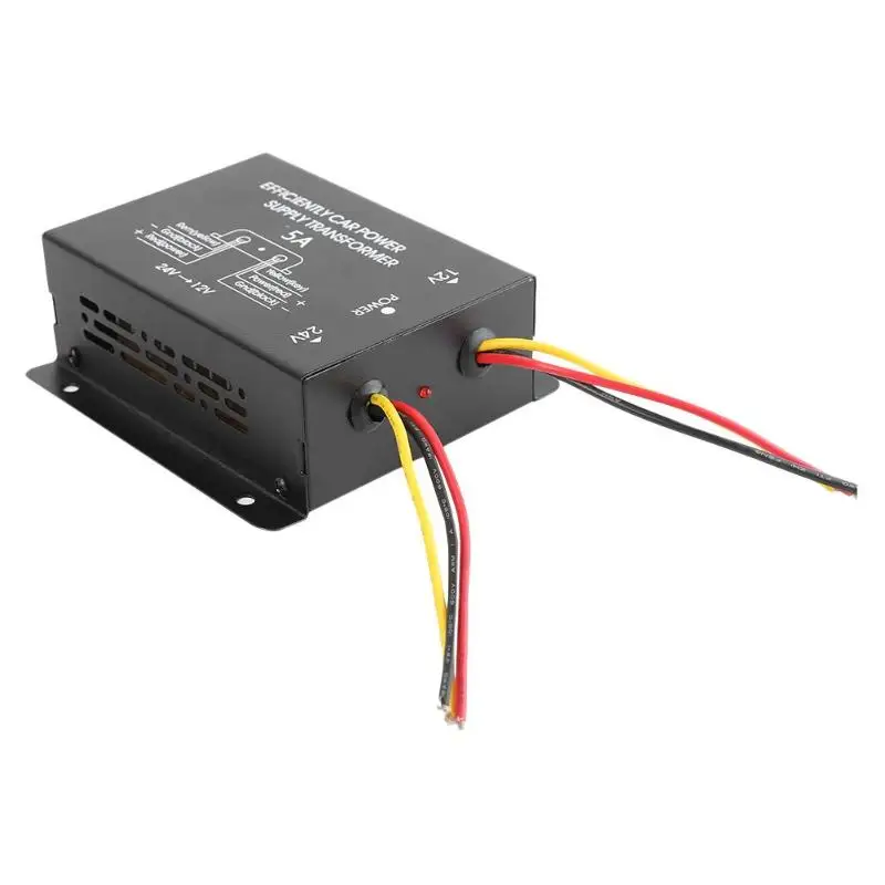 Автомобильный источник питания понижающий трансформатор 24 В до 12 в конвертер 10A