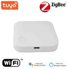 Беспроводной шлюз для умного дома Tuya ZigBee, Wi-Fi устройство для автоматизации голосового управления, совместимо с Alexa Google Home Smart Life