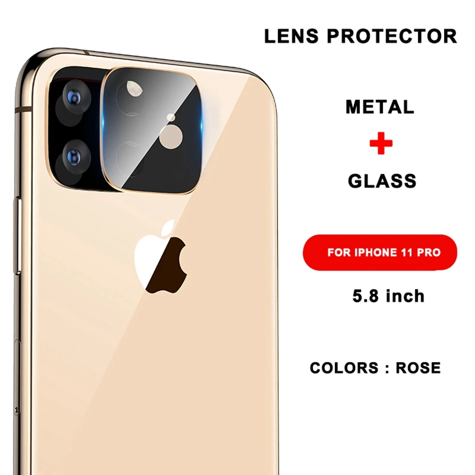 Закаленное стекло на iPhone 11 Pro X XS Max стеклянный объектив камеры протектор экрана для Apple iPhone11 Pro Max Защитная стеклянная пленка