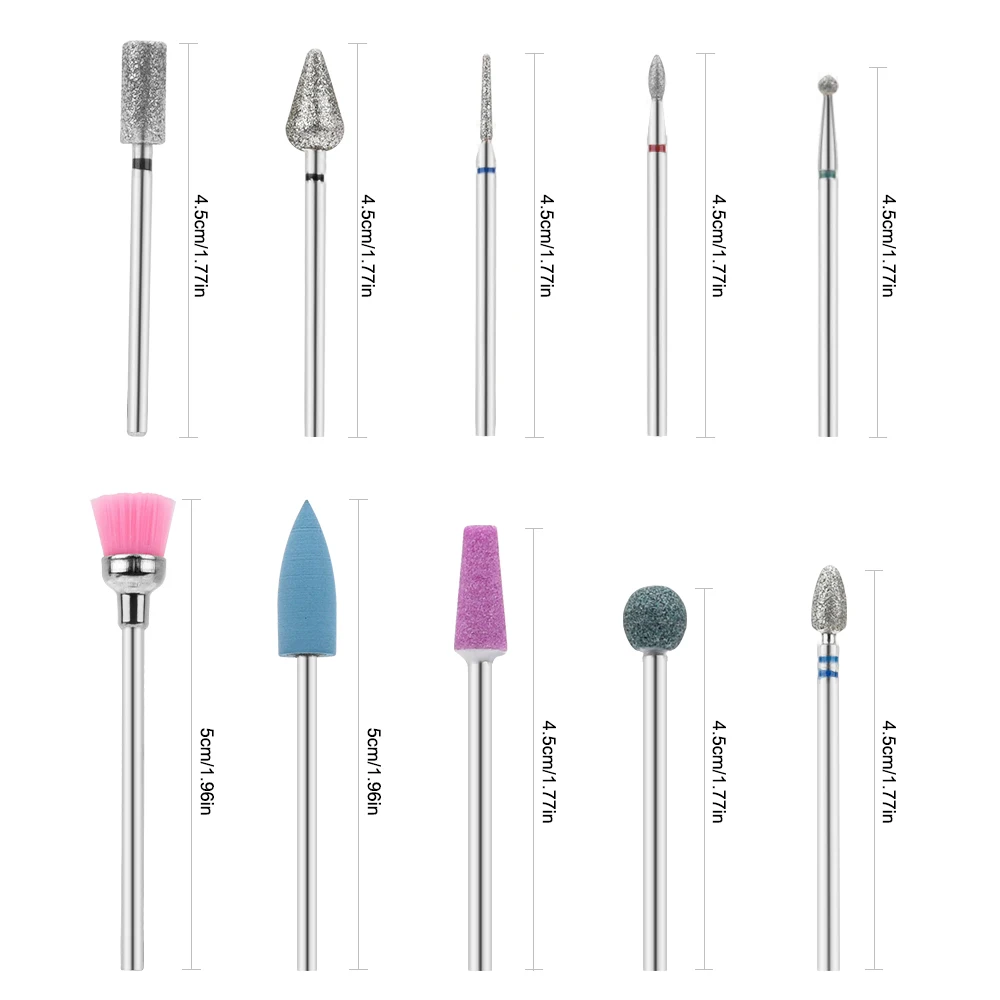 Набор фрез для маникюра и педикюра многофункциональные электрические