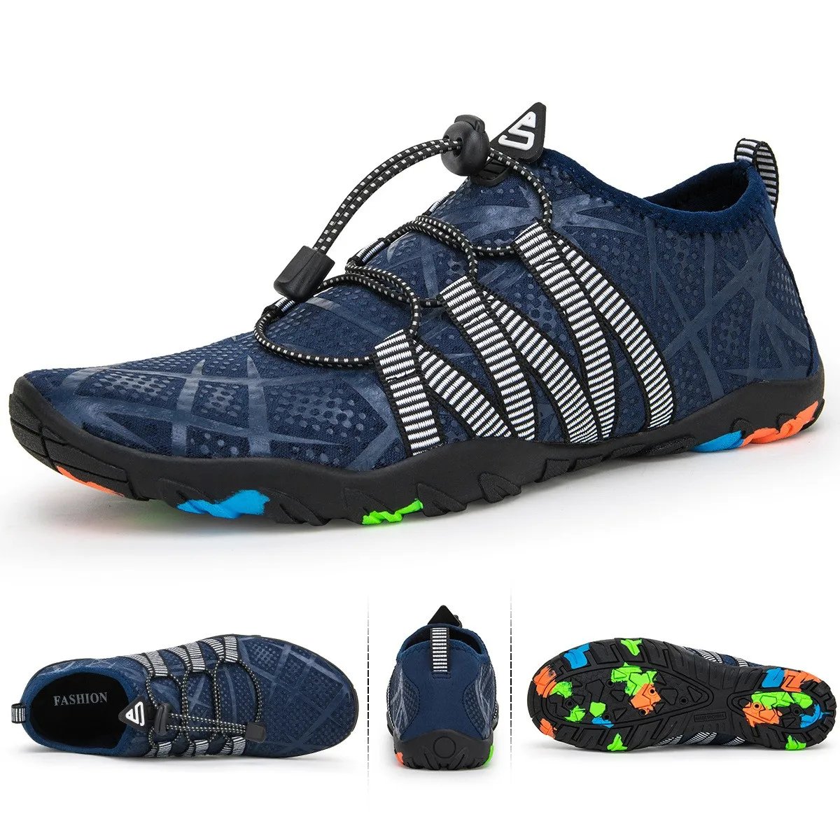 

Men Women Aqua Shoes Barefoot Swim Socks Upstream Shoes Beach Wading Shoes Hiking Sport Shoes Quick Dry River Sea Water Sneakers