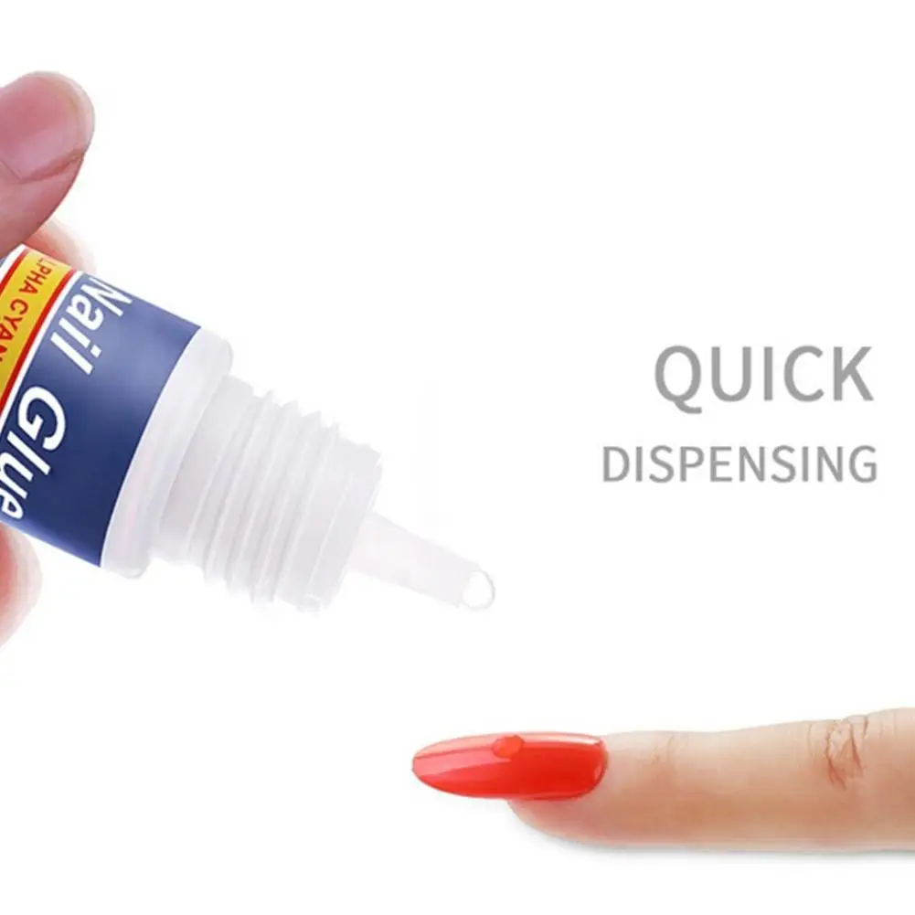 

5 шт. 3 мл клей для ногтей Профессиональное использование d для искусственного клея для ногтей салонный инструмент для ногтей домашний клей и...