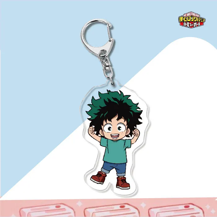 

My Hero My Hero Academia Logo Keychains Pendants Magic School College Acrylic Keychain Cute Variety of Options Clear Pattern