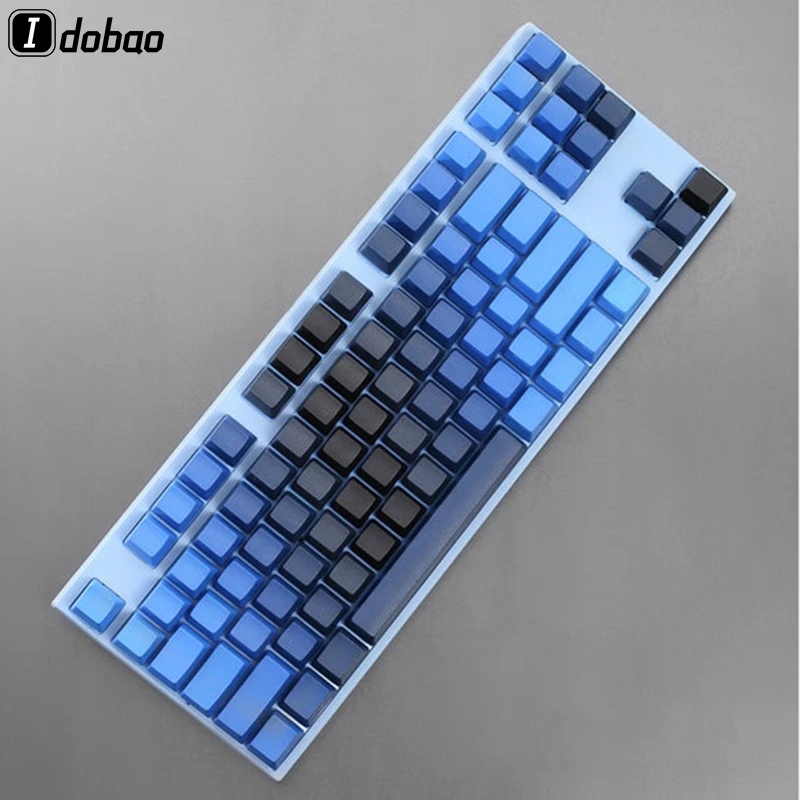 Полуночный градиент PBT краситель подложка 104 колпачки для ключей OEM профиль