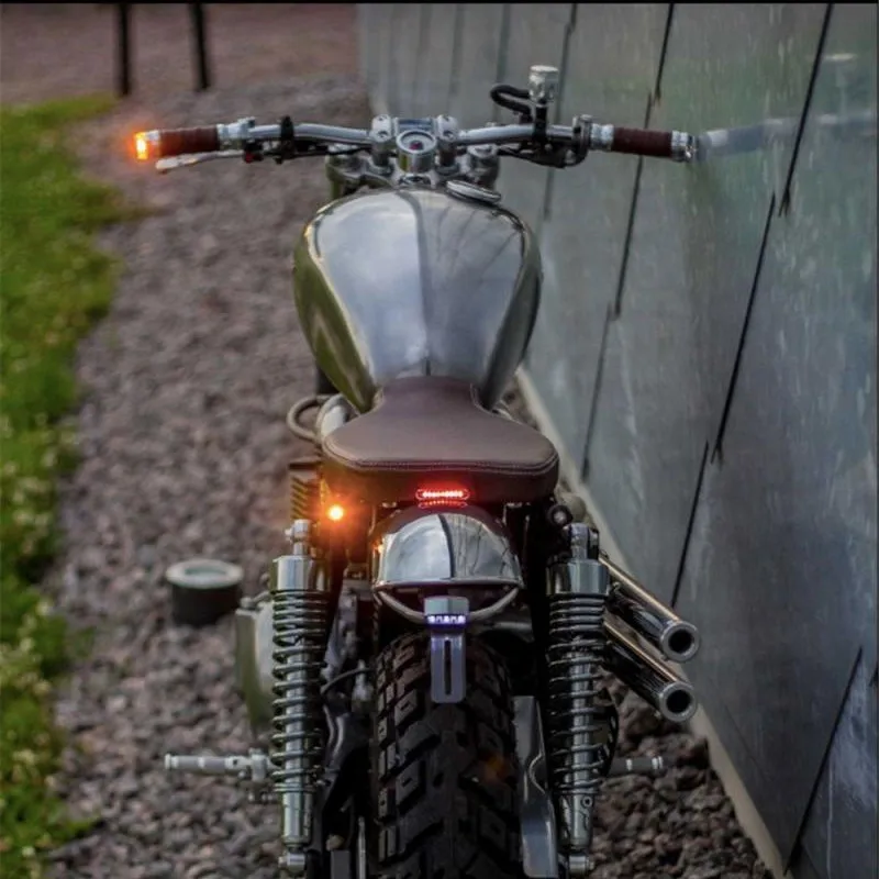 

2pcs Motorcycle LED Turn Signals Side Marker Hand Lamp Handlebar End Turn Signal Light Yellow White Light Handlebar Turn Signal