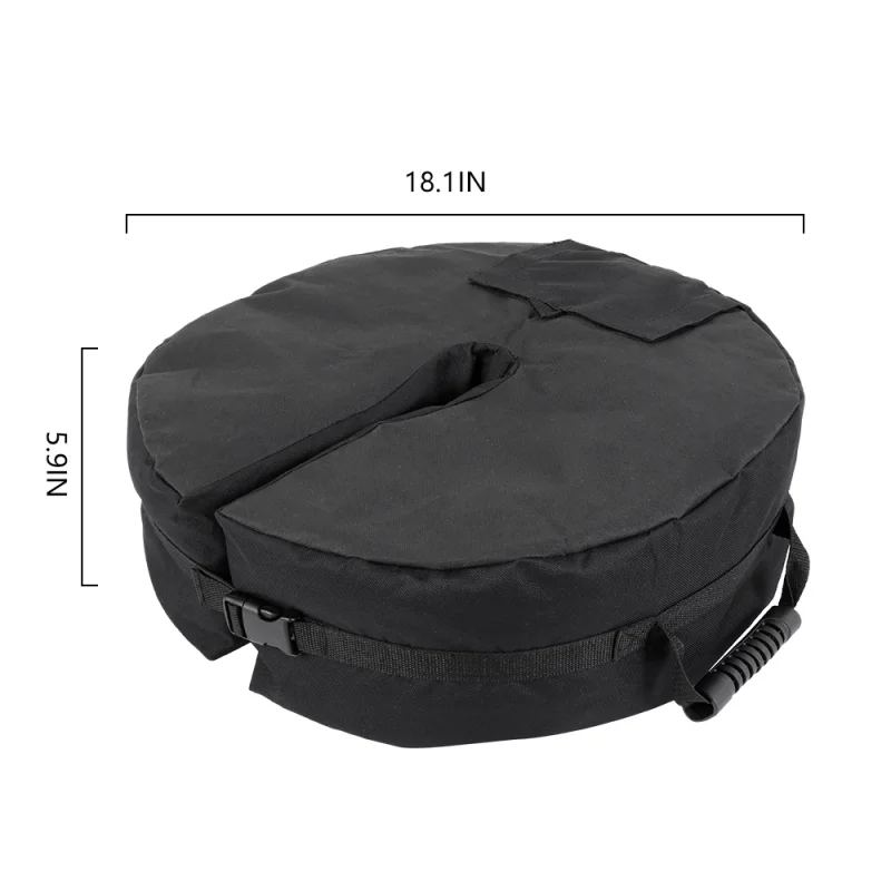 

Outdoor Umbrella Base Weight Bag Sunshade Parasol Base Bag Heavy Duty Detachable Round Sand Bag for Patio Cantilever Umbrellas