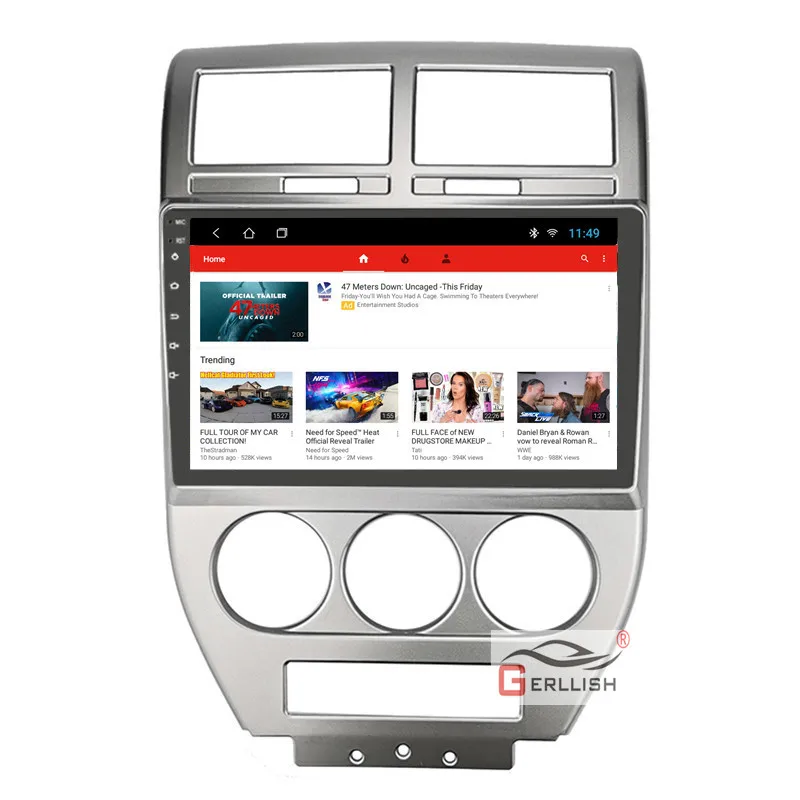Android для Jeep Compass MK 2006 2008 2009 2010 автомобильное радио мультимедийный видеоплеер