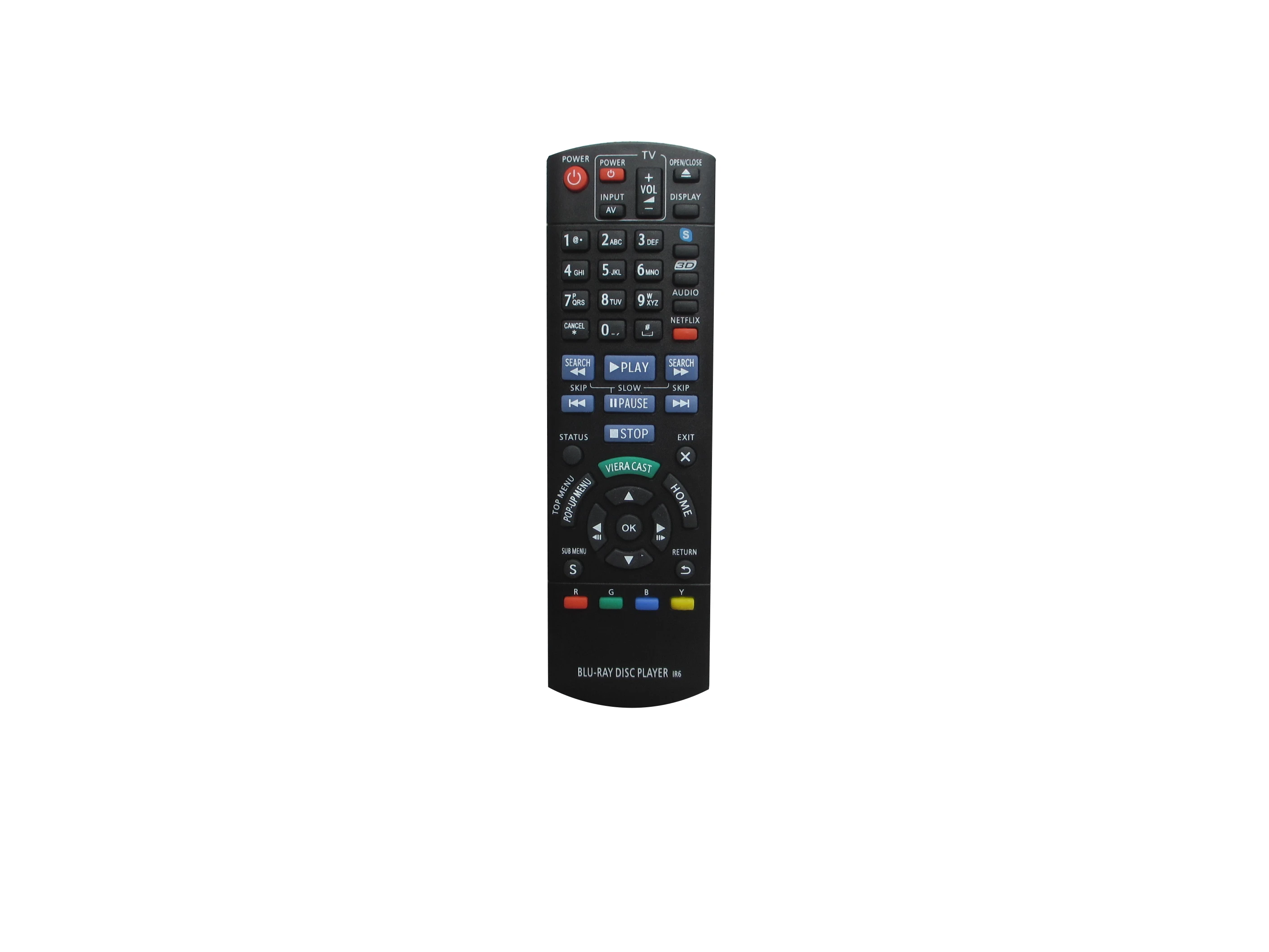 

Remote Control For Panasonic DMP-BDT120EE B100EB-S DMP-BDT120EF DMP- N2QAYB000956 N2QAYB000881 DMP-BDT130EB Blu-ray DVD Player