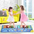 Детский коврик для пианино музыка танцевальный коврик клавиатура Коврик для детей для малышей, мальчиков и девочек 130x48 см LBV