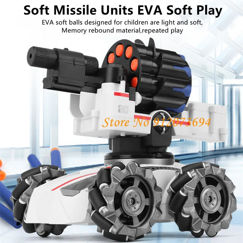 Часы с датчиком 3-в-1 пульт дистанционного управления танк автомобиль 2 4G 4WD запуск