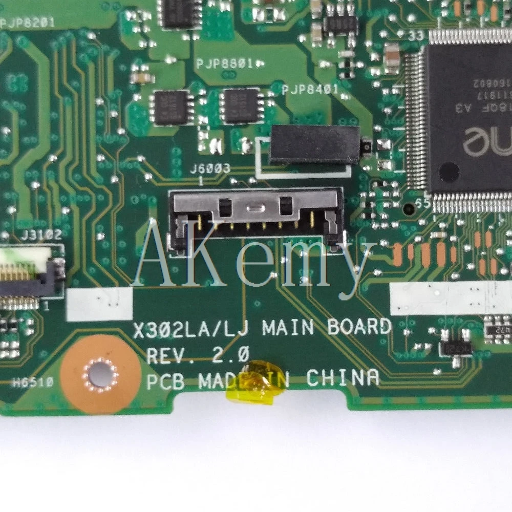 

X302LA I7-5500 CPU 4GB RAM mainboard For Asus X302L X302LA X302LJ Laptop motherboard 90NB07V0-R00010 Tested free shipping