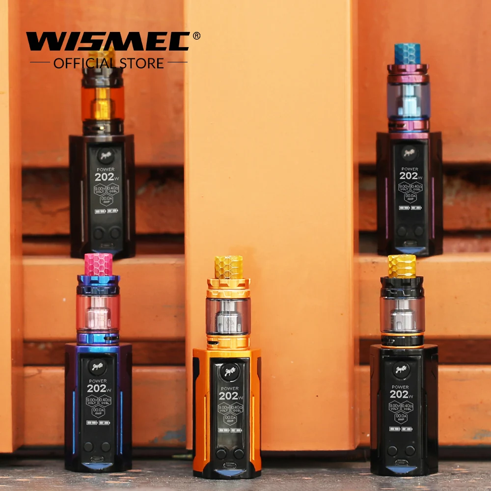 Wismec Reuleaux RX GEN3 Dual с GNOME King Tank 2 мл Питание от аккумулятора 18650 вейп комплект