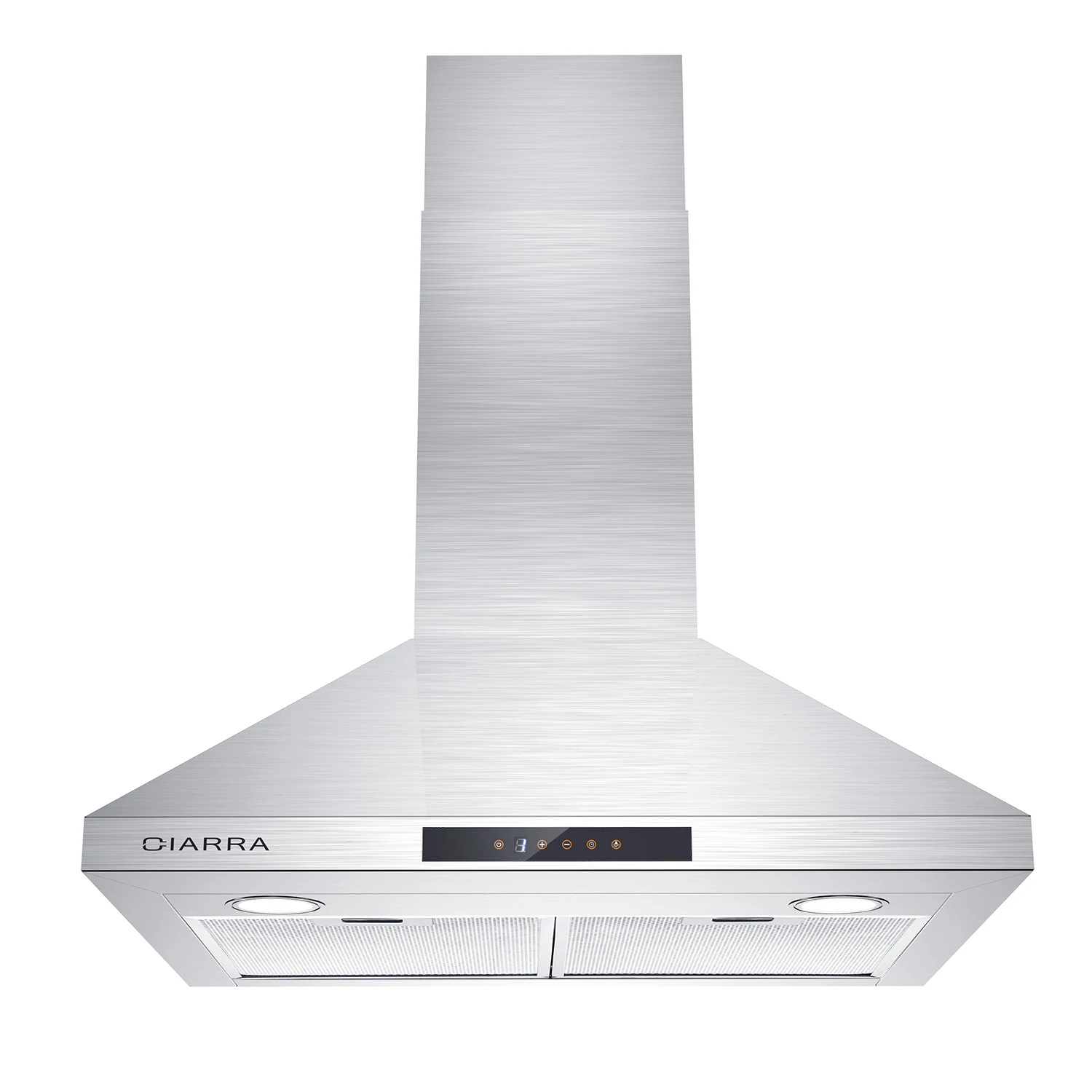 

CIARRA CAS75206 Range Hood 30 inch, Stove Vent for Kitchen, Wall Mount Extractor Fan Stainless Steel Touch Control 450 CFM