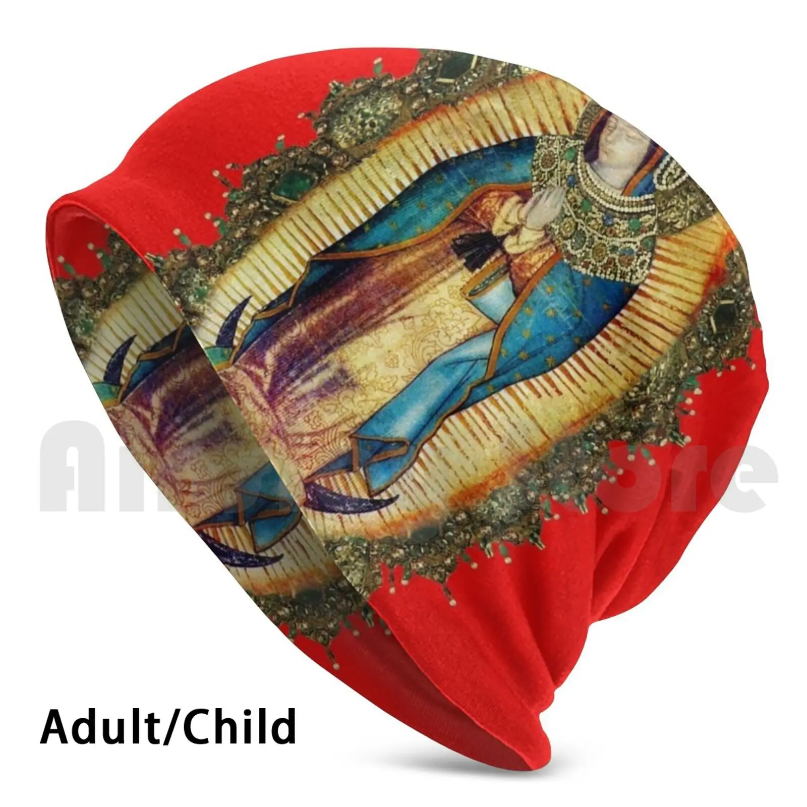 

Our Lady Of Guadalupe Mexican Virgin Mary Mexico Tilma 20-101 Beanies Knit Hat Hip Hop Guadalupe Our Lady Of