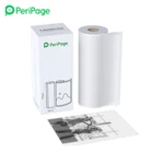 Полупрозрачная фотонаклейка PeriPage, не содержит Бисфенол А, рулон термобумаги, водонепроницаемая клейкая бумага для PeriPage A6A8A9A9sA9 Pro