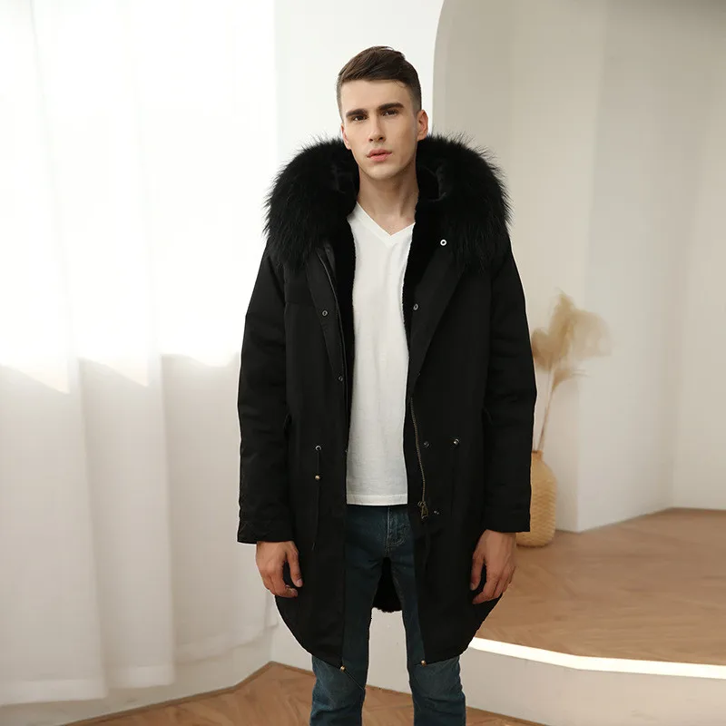 OFTBUY/Новинка 2022 года Водонепроницаемая парка Зимняя мужская куртка с натуральным