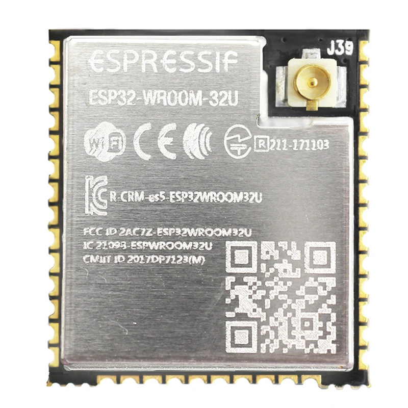 

ESP32 ESP32-WROOM-32U беспроводной WiFi + Bluetooth модуль IPEX антенна QBMY