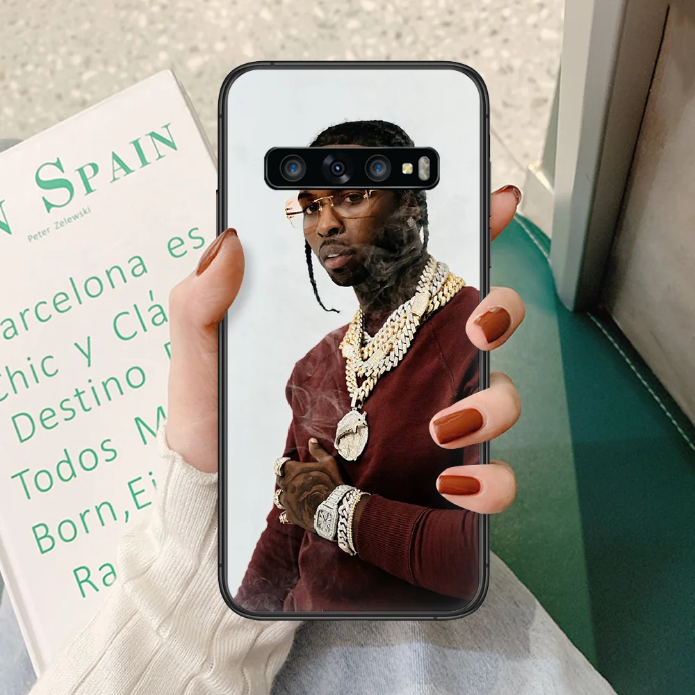 

Pop Smoke Rapper Phone case For Samsung Galaxy S 10 20 3 4 5 6 7 8 9 Plus E Lite Uitra black bumper pretty Etui fashion