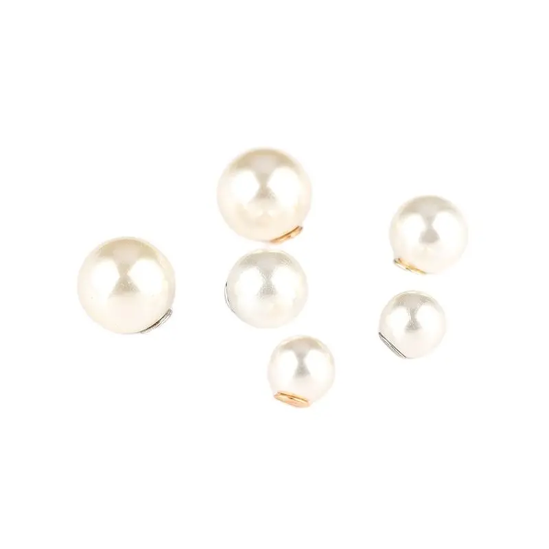 

Серьги-гвоздики с имитацией под жемчуг, 20 шт., 8/10/12 мм