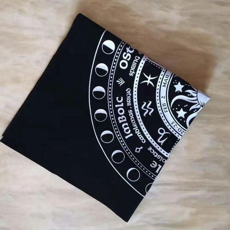 

Divination Altar Oracle Card Pad Tablecloth Board Game Fortune Astrology Cloth W0YB