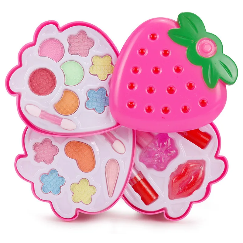 Детский косметический костюм для ролевых игр девочек набор инструментов макияжа