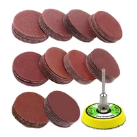 101pcs set 2 inch sanding discs pad kit for drill grinder rotary tools with backer plate includes 60 2000 grit sandpapers