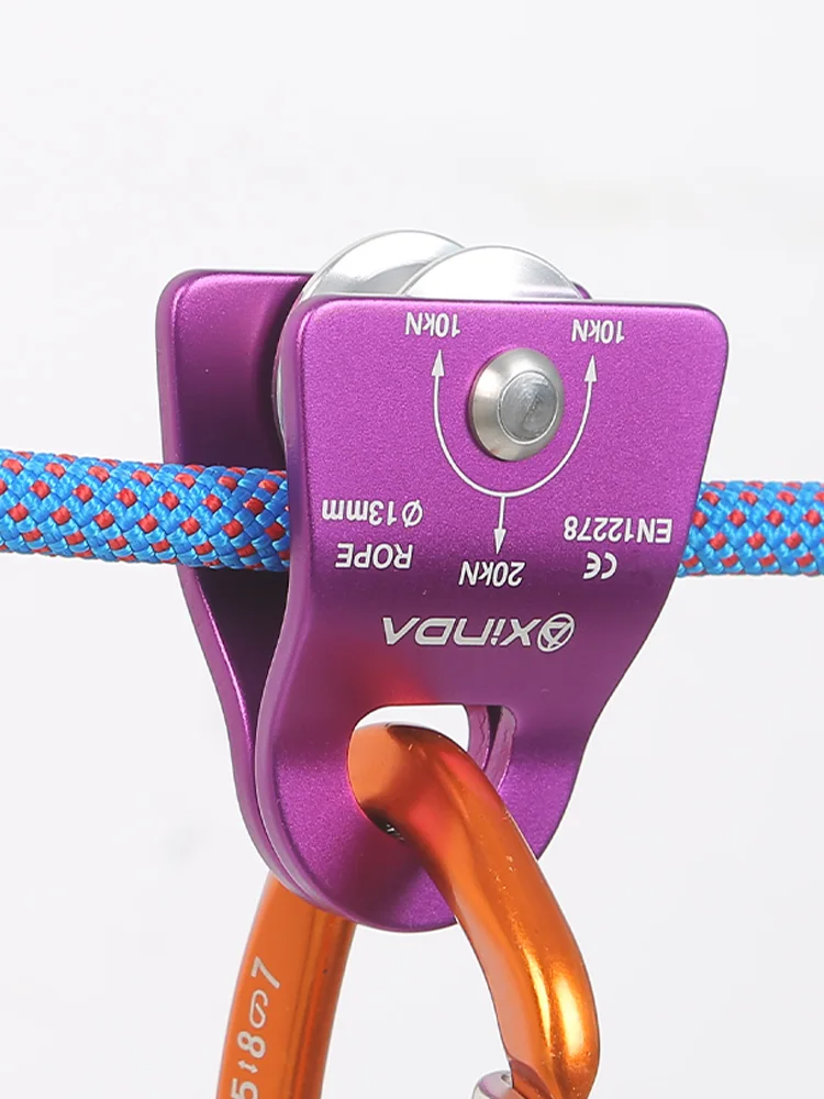 XINDA открытый шкив фиксированная боковая пластина одиночный для скалолазания