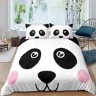 Домашний текстиль, роскошный комплект с пододеяльником с 3D принтом панды, 23 шт., наволочка, Детский Комплект постельного белья, размеры AUEUUKUS Queen и King
