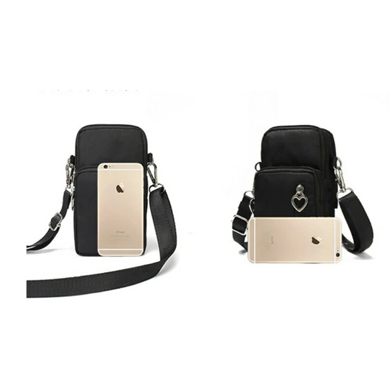 

2020 Women Wallets Phone Wallet Package 3 Layers Handbag Fashion Quality Small purse For Women Money Bag Double Zipper