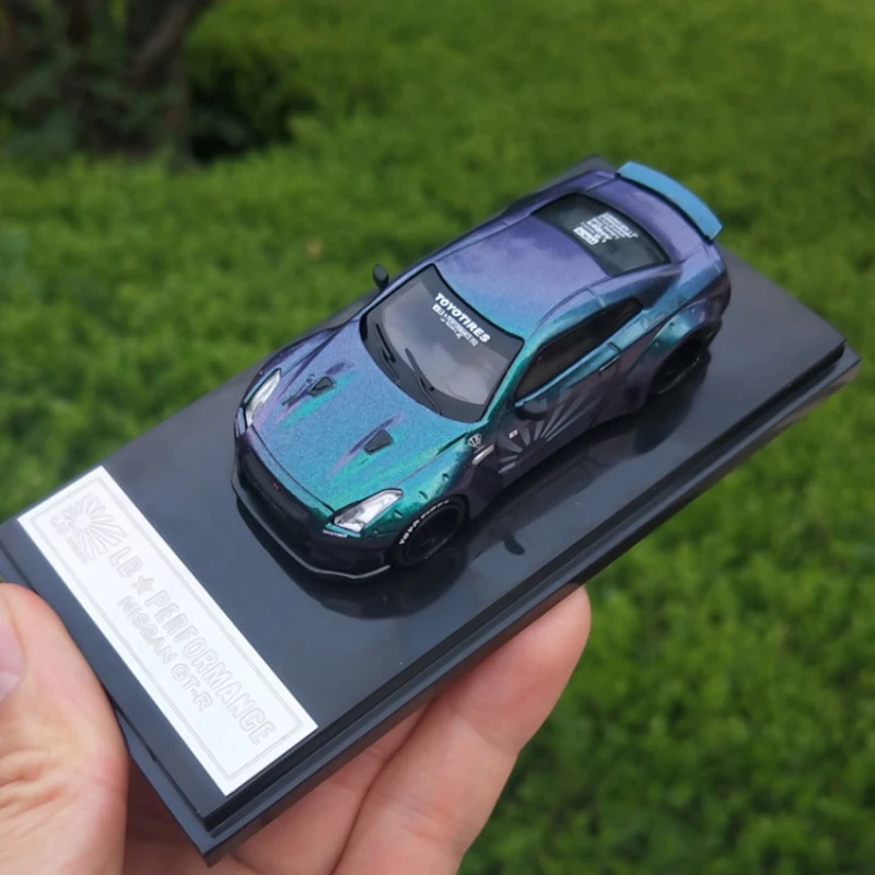 Масштаб 1:64 Gtr R35 широкий корпус модифицированная версия имитация из сплава модель