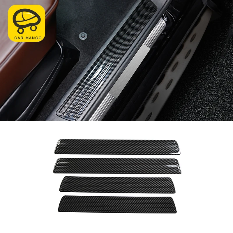 

CarManGo For Mercedes Benz GLE ML GL GLS Auto Car Styling Door Threshold Sill Scuff Plate Guard Welcome Pedal Stickers Accessory