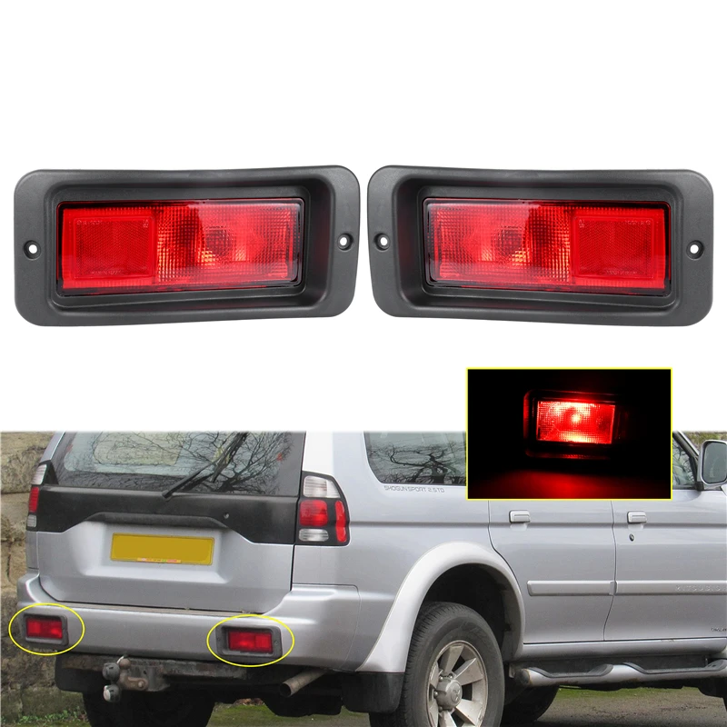 

Car Rear Bumper Tail Stop Signal Warning Brake Fog Lamp Reflector Light Accessory For Mitsubishi Pajero MONTERO Sport 1999-2008