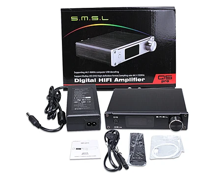 S.M.S.L smsl Q5 PRO чистый цифровой усилитель мощности HiFi аудио AUX бас с пультом дистанционного управления