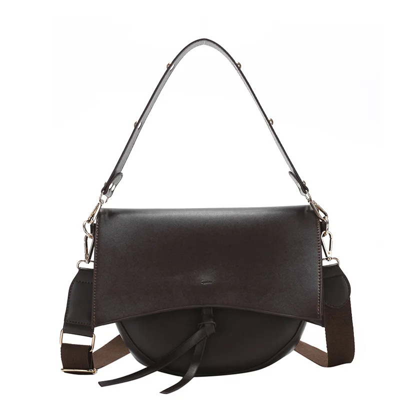 

European Retro Fashion Tote bag 2020 New Quality Soft PU Leather Women's Designer Luxury Handbag Casual Shoulder Messenger bag